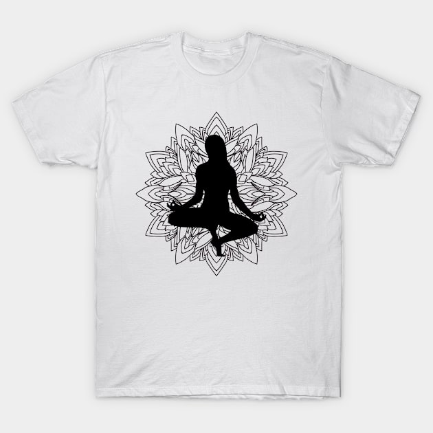 Yoga Zen Meditation Meditate Namaste Gift T-Shirt by HBfunshirts